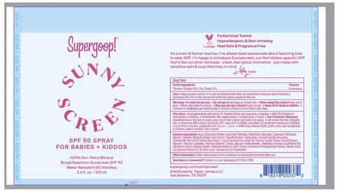 Sunnyscreen SPF 50 포장