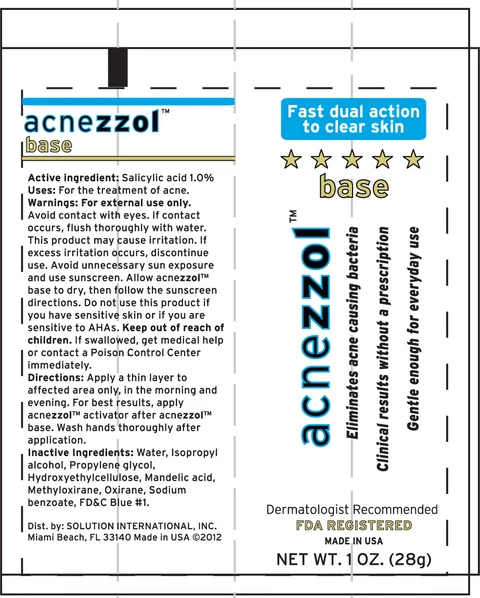 Acnezzol Base 포장