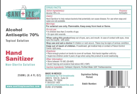 Sanitize Plus 포장