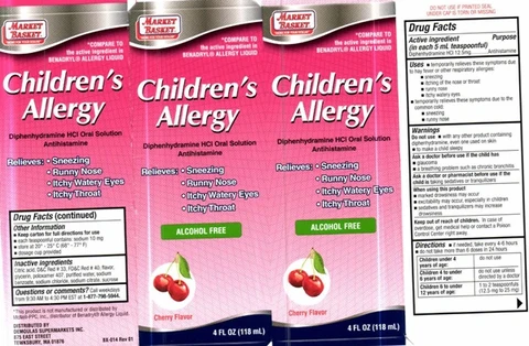 Childrens Allergy packaging