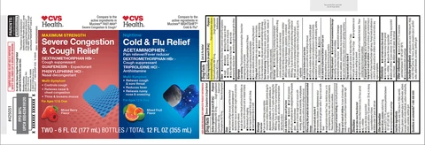 Severe Congestion, Cough, Cold and Flu ReliefMaximum Strength, Nighttime 포장