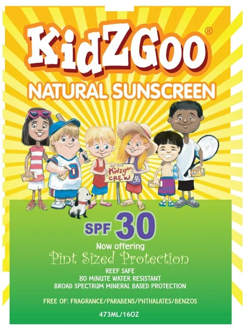 KidZGoo Natural Sunscreen 포장