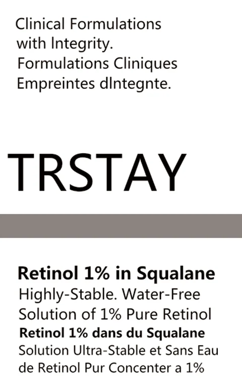 TRSTAY RETIONL 1% IN SQUALNE 포장