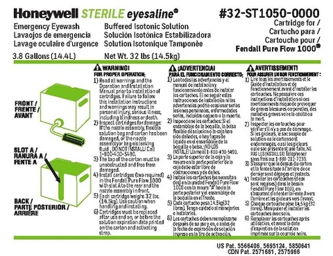 Honeywell Sterile EyesalineEmergency Eyewash 포장