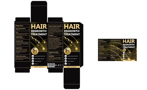 HAIR REGROWTH IREATMENT packaging