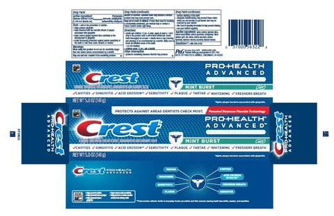 Crest Pro HealthAdvanced Antibacterial Protection 포장