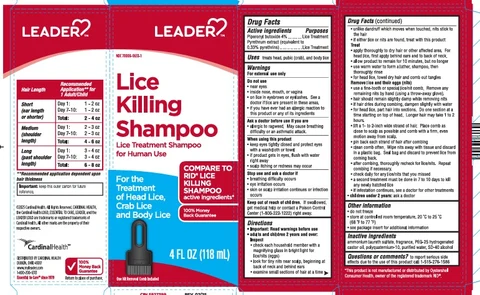 Leader Lice Killing packaging
