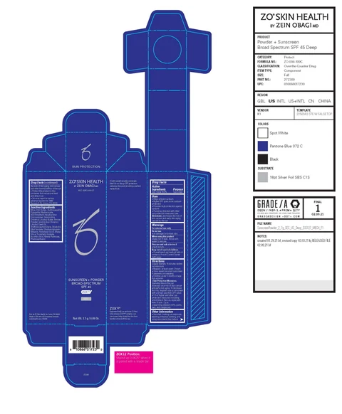 Sunscreen Plus Powder Broad-Spectrum SPF 45 포장