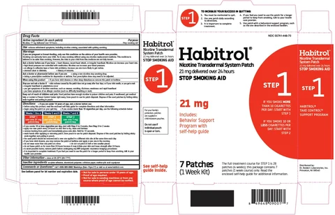 Habitrol Step 1 / Habitrol Step 2 / Habitrol Step 3 packaging