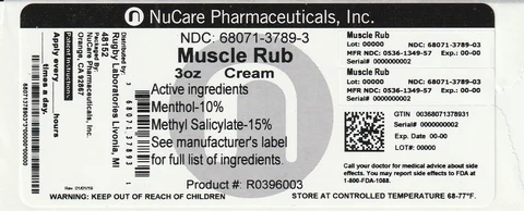 Rugby Muscle Rub Cream 포장