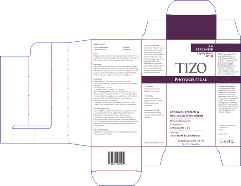 TiZO Photoceutical AM Replenish - Tinted packaging