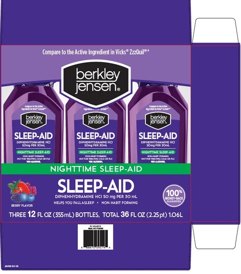 berkley and jensen sleep aid 포장