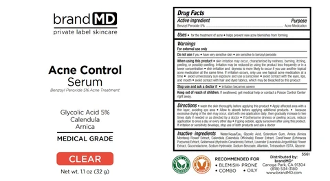 Acne Control Serum packaging