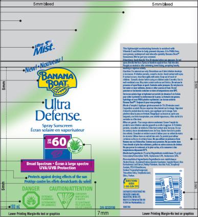 Banana Boat Ultra Defense SPF 60 Canada 포장