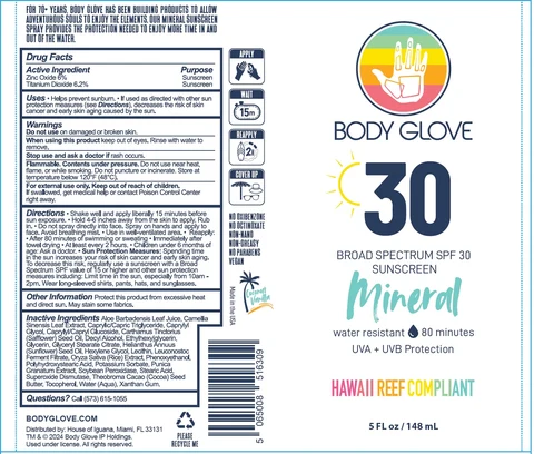 Body Glove Sunscreen SPF 30 포장