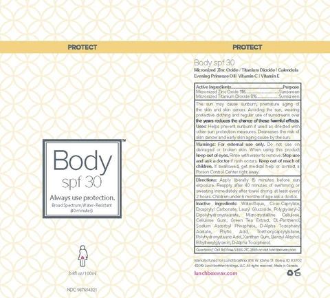 Lunchboxwax Body spf 30