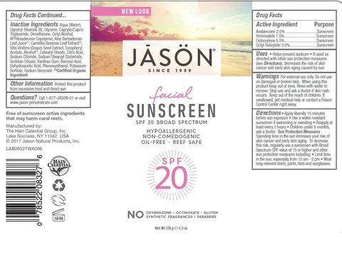 J0832706 Jason Sun Facial Sunscreen SPF20 포장