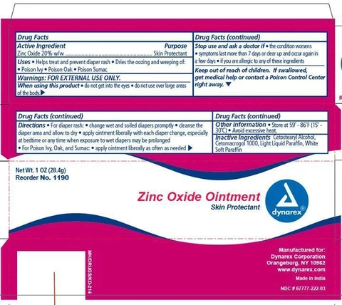 Zinc Oxide 포장