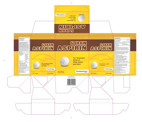 Aspirin 5 grain 포장