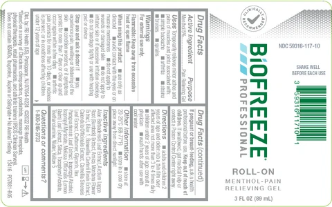 Biofreeze Professional Roll-On 포장