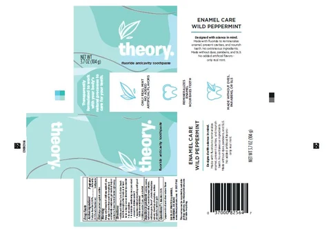 TheoryEnamel Care Wild Peppermint packaging