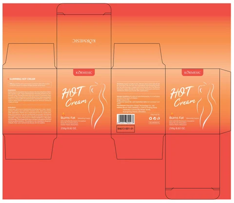 KORMESIC Slimming Hot Cream 포장