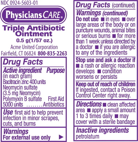 triple antibiotic 포장