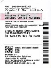 Regular Strength Enteric coated aspirin 포장