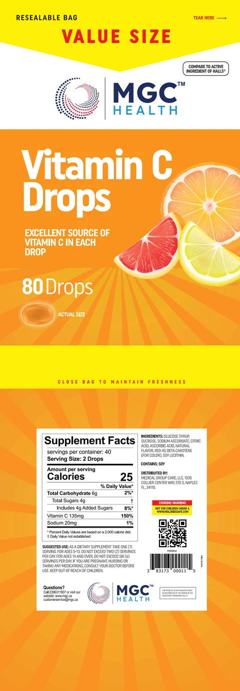 Vitamin C Drops 포장