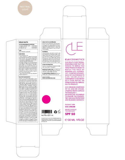 CLE CCC Neutral Light packaging
