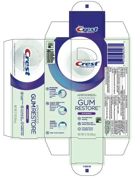 Crest Pro-HealthAdvanced Gum Restore Whitening 포장
