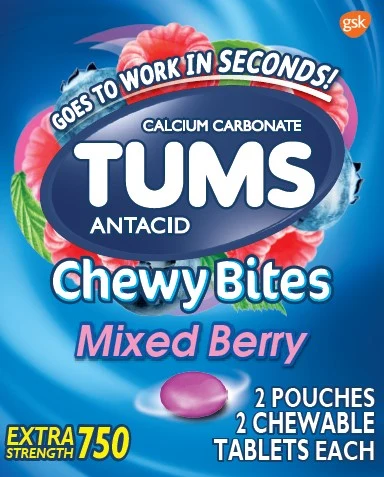 TUMS CHEWY BITES 포장