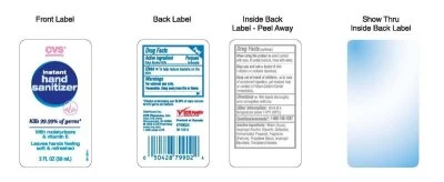 CVS Pharmacy Instant Hand Sanitizer With Moisturizers And Vitamin E 포장