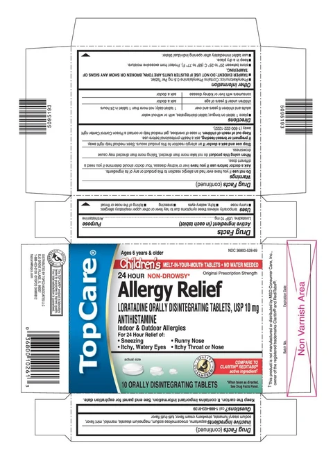 Loratadine ODT packaging