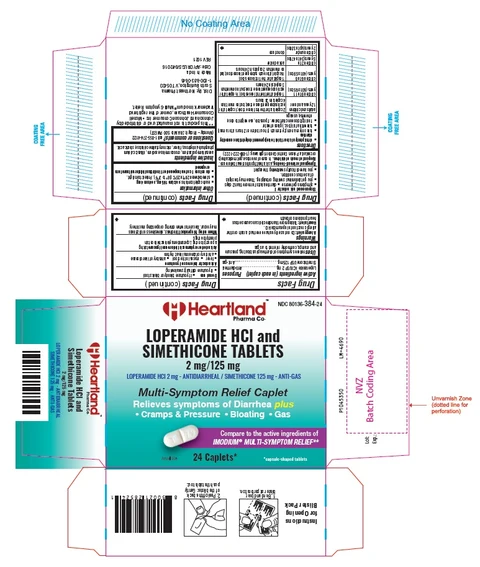 Loperamide Hydrochloride and Simethicone packaging