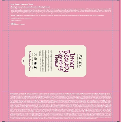 Inner Beauty Cleansing Tissue packaging