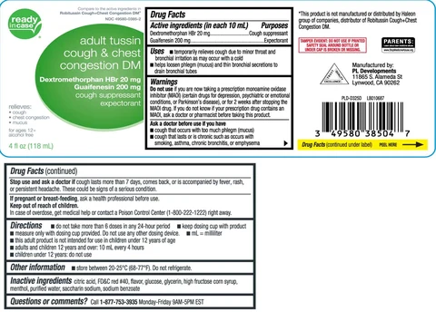 Tussin DM Cough and Chest CongestionAdult 포장