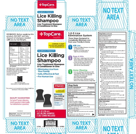 Topcare Lice Killing packaging