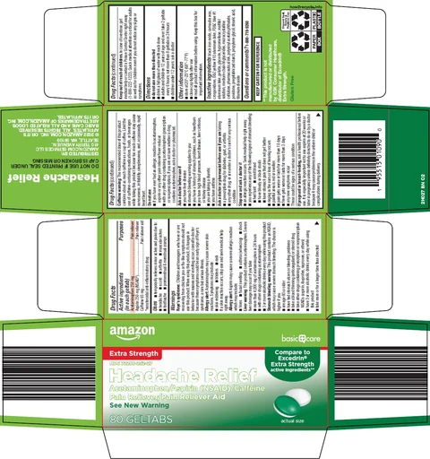 basic care headache relief 포장