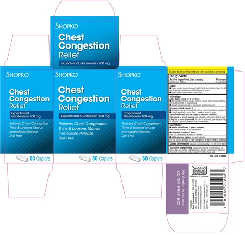 Shopko Chest Congestion Relief 포장