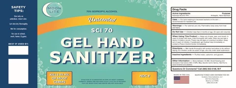 SCI 70 Gel Hand Sanitizer 포장
