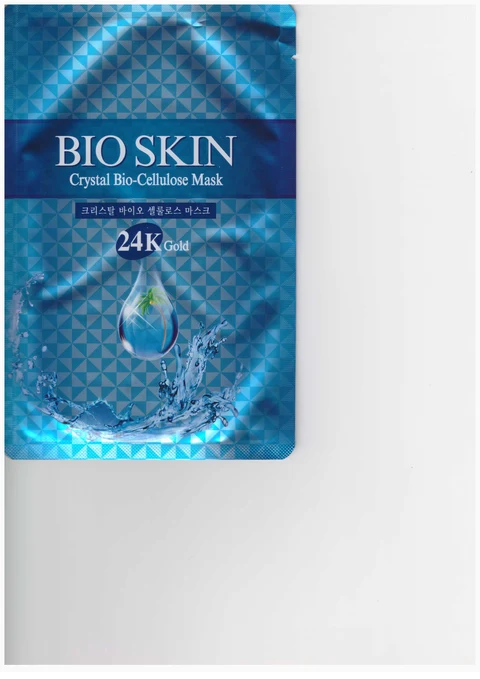 BIO SKIN Crystal Bio-Cellulose Mask 포장