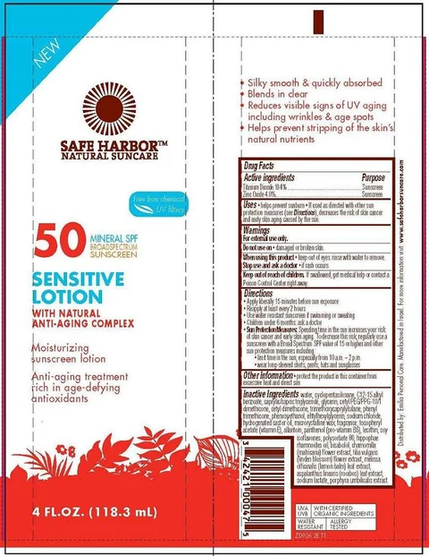 Safe Harbor - Natural - Sensitive SPF50 Broad Spectrum 포장