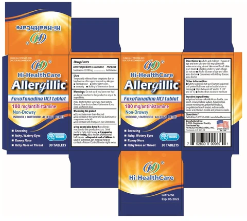 Allergillic 포장