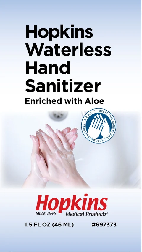 Hand Sanitizer packaging