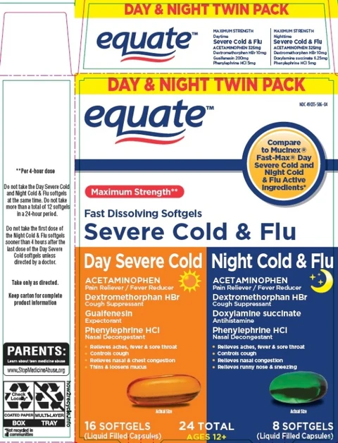 Day Severe Cold and Night Cold and FluMaximum Strength 포장