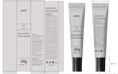 KOITE 12% Azelaie Acid Balancing Face Cream 포장