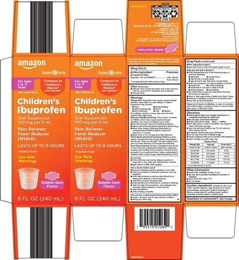 basic care childrens ibuprofen 포장