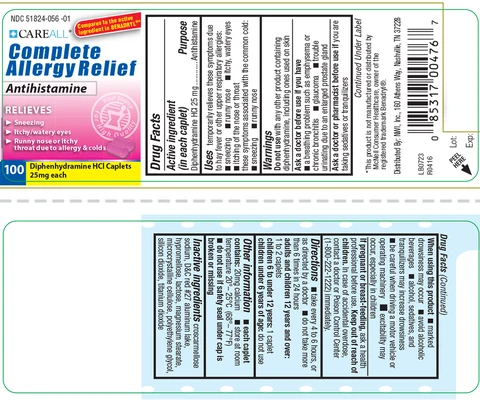 CAREALL Diphenhydramine packaging