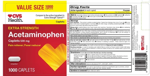 Acetaminophen 포장